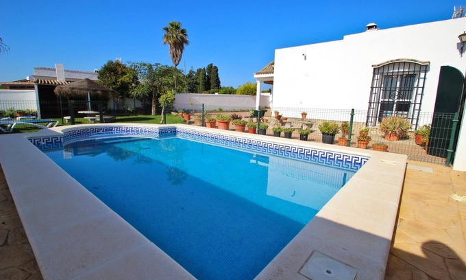 Conil de la Frontera Casa | Piscina privada, WiFi, cerca Fuente del Gallo, con barbacoa y jardin bonito - Casa Palillero -