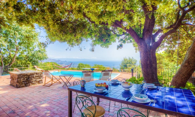 Presa Villa | Piscina privada, increíble vista al mar
