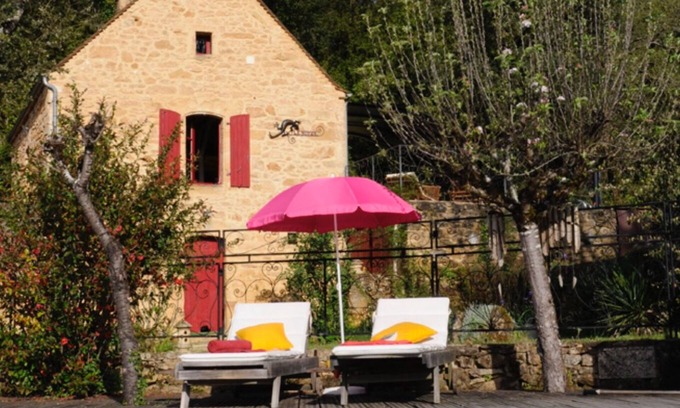 Grolejac Casa | Le Noyer - Nr Sarlat. Preciosa casa restaurada del s. XVIII con piscina.