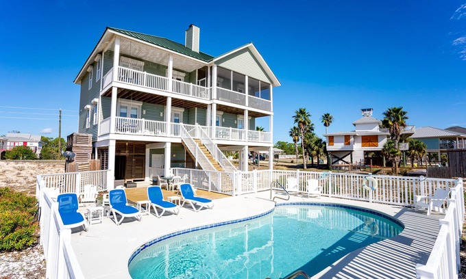 East End Casa | 30% OFF Summer! Private Pool, Hot Tub & Elevator, Pet Friendly, Gulf View!