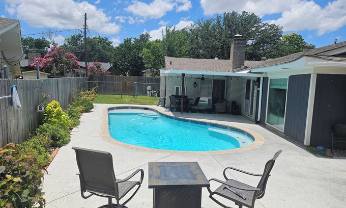Haltom City Casa | Private pool recently remodeled home in central dfw location.