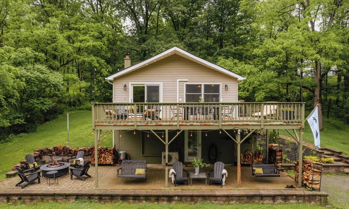 Milanville Casa | Private Riverfront 50 Acre Farm w/Pond. Dog Friendly