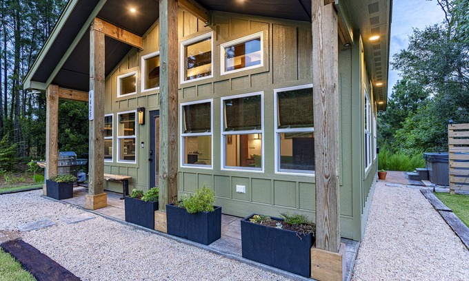 Kitty Hawk Cabaña | Private Small House at Kitty Hawk Reserve, OBX! Hot Tub & Beach included!