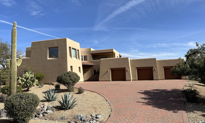 North Scottsdale Casa | Private Spanish style estate with large terraces and hot tub with expansive pool