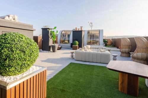 Republique–Point-du-Jour Apartamento | Private Studio rooftop & Tour Eiffel View