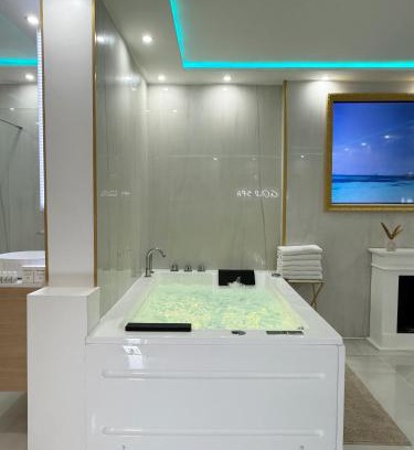 Herblay Apartamento | Private suite with jacuzzi sauna and garden