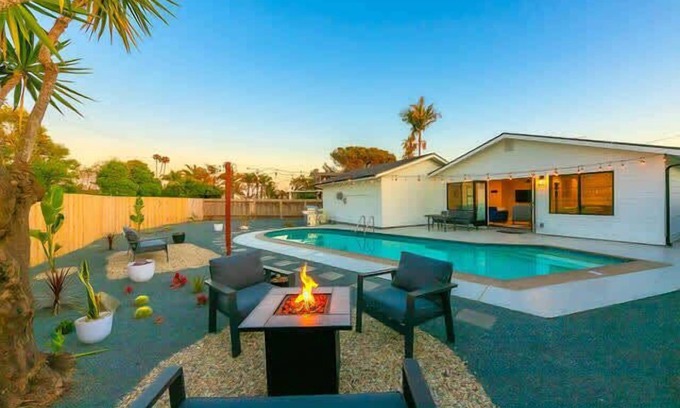 North Clairemont Casa | Private Villa Poolside Oasis 15 Min to Everything!