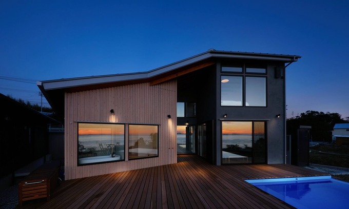 Geisei-mura Casa | Private villa with and inifinity pool on Sunset