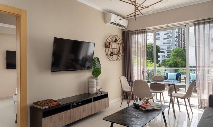 Downtown Santo Domingo Apartamento | PrivateTerrace-bestlocation*Jacuzzi-A/C-YellowKey*