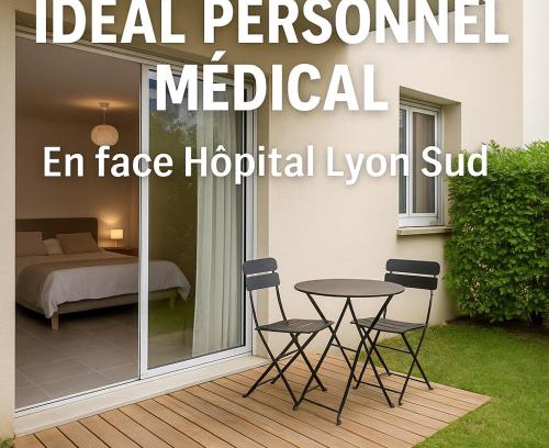 Pierre-Benite Apartamento | Proche Hôpital LyonSud Metro B Calme et WiFi