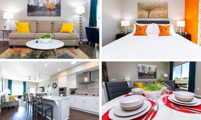 Birdland Apartamento | Professional |King Bed |W/D| Garage| Pets| 55" TVs