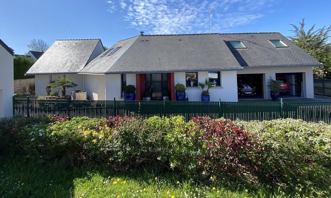 Larmor-Baden Casa | Promo 5 'walk from the beach, Ty Gwez-Palm in the heart of the Gulf of Morbihan.