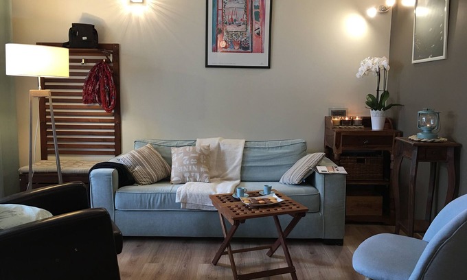 Donville-les-Bains Casa | PROMO: - 80 € por semana Casa encantadora 3 * decoración acogedora 100 m2 bonita vista al mar 1,