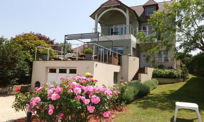 Benerville-sur-Mer Casa | Casa contemporánea a 100m de la playa de Bénerville - Deauville