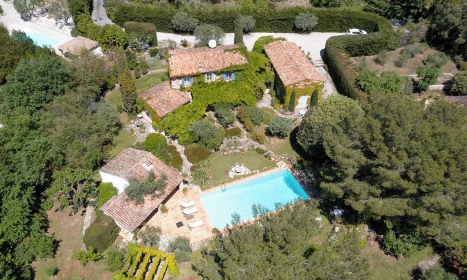 Tourrettes-sur-Loup Villa | Casa Provenzal, piscina privada, vistas al mar