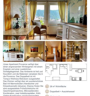 Bad Salzig Apartamento | Provence am Kurpark