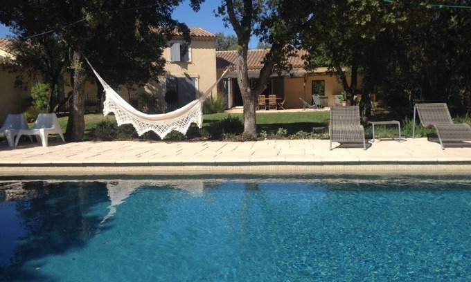 Pernes-les-Fontaines Casa | ENTRE LUBERON Y VENTOUX, HOGAR 250 M ² 8 PERS. PISCINA GDE Y JARDIN DE 2500m².