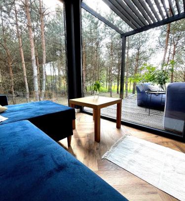 gmina Grabow nad Pilica Apartamento | Przeszklony Tiny House w Lesie