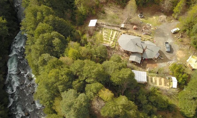 Palguin Alto Casa | Pucón-Casa Manke-Palguin Alto - Bosque y Río