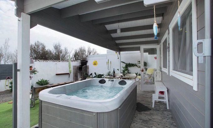 Telde Chalet De Esquí | Puerto Escondido' con piscina compartida, terraza privada y Wi-Fi