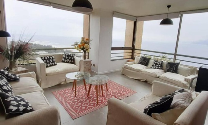 Papudo Apartamento | Punta Pite / Papudo, Espectacular Vista al Mar