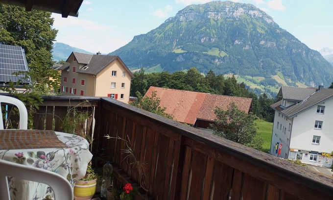 Ruetli Condominio | Quaint 2-bedroom condo in Seelisberg with stunning views