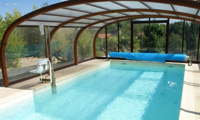 Castelnaud-la-Chapelle Casa | Pintoresco Casa de vacaciones en Castelnaud-la-Chapelle con piscina