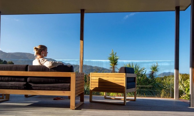 Ngaio Bay Casa | Casa de calidad con impresionantes playas y vistas mágicas.