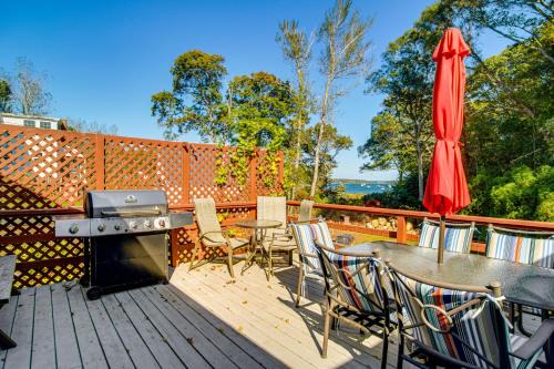 Cotuit Casa | quarter Mi to Beach Home with Cotuit Bay View!