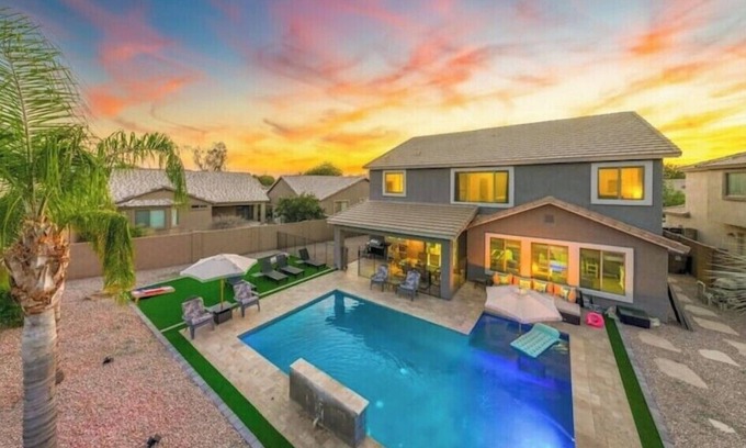 Villages At Queen Creek Casa | Queen Creek Golf Course Oasis W/ Heated Pool