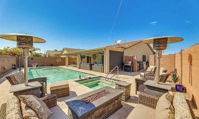 San Tan Valley Casa | Queen Creek Home w/ Pool: Swim, Golf & Explore!