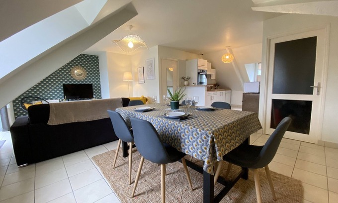 Quiberon Apartamento | Quiberon apartment center parking beach bikes