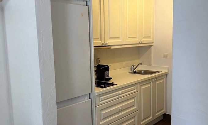 Mykonos Apartamento | Quiet 1-bedroom apartment in delightful Mykonos with WiFi, AC and swimming pool