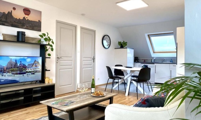 Guemar Apartamento | Quiet 2-bedroom apartment with terrace and garden | Gîte du Photographe