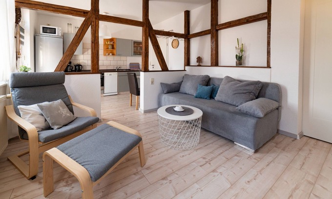 Tabarz Apartamento | Tranquilo apartamento de 45 m2 en el centro de Tabarz