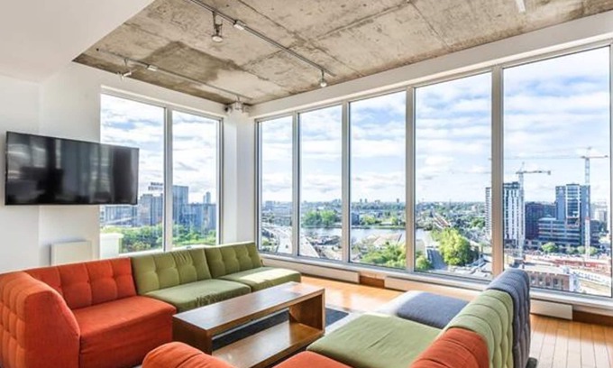 Ville-Marie Condominio | Quiet and calm space to stay luxury Studio In Old Port Of Montreal