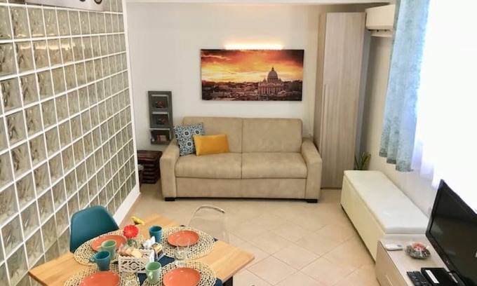 Aurelio Apartamento | Apartamento 5 km del vaticano-aparcamiento gratis- bien comunicado con el centro