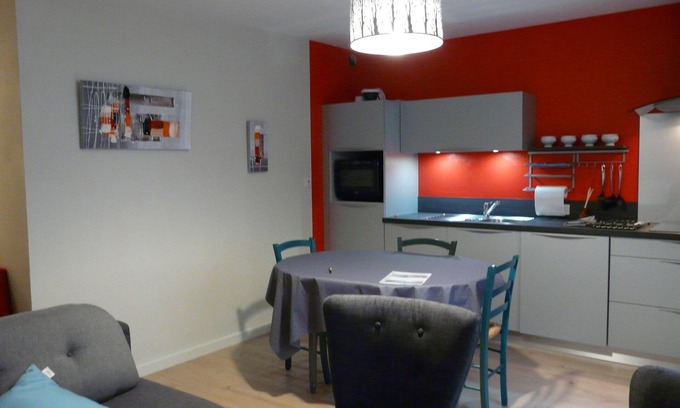 Fouesnant Apartamento | Apartamento tranquilo en el pueblo de Fouesnant
