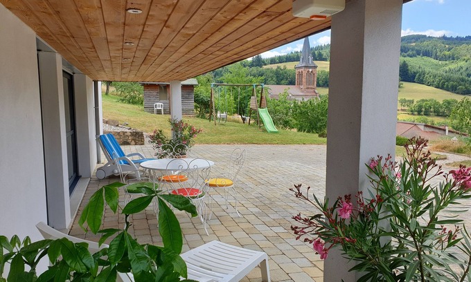 Valsonne Apartamento | Casa contemporánea tranquila