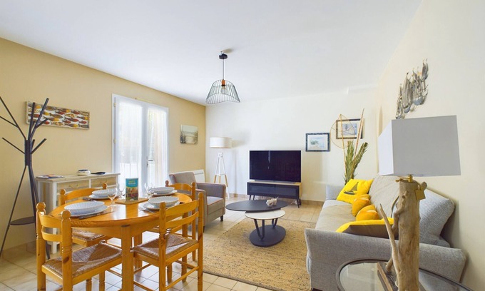 Saint-Hilaire-de-Riez Chalet De Esquí | Casa tranquila para 6 con jardín