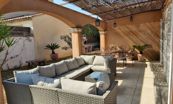Le Muy Casa | Quiet house 125m2, 4 bedrooms including a master suite.