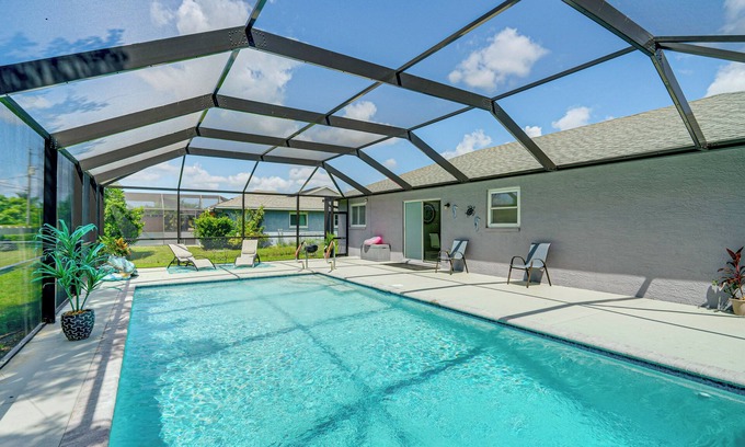 Fort Myers Casa | Quiet Neighborhood! Poolside Oasis in Cape Coral
