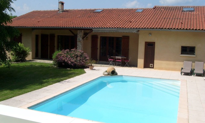 Bout-du-Pont-de-Larn Villa | casa tranquila con piscina privada climatizada