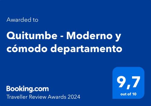 Quito Apartamento | Quitumbe - Moderno y cómodo departamento