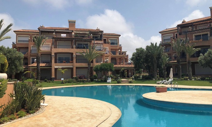 Cherrat Apartamento | Résidence du Golf in Bouznika-Plage with 2 swimming pools;