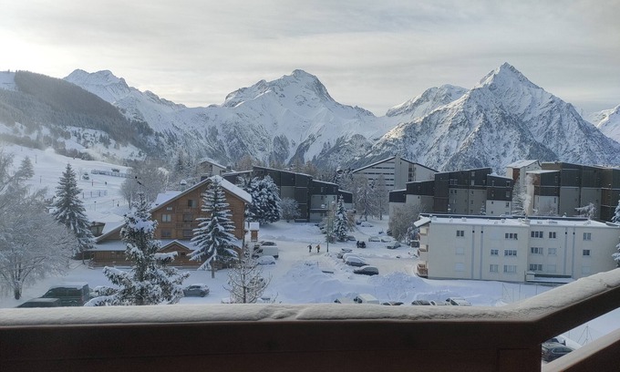 Les Deux Alpes Apartamento | Résidence Plein Sud, Front de Neige Centre, à Côté Télécabine 3400m