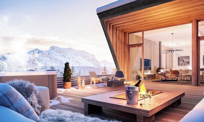 Plan Peisey Apartamento | Résidence Terresens Le quartz