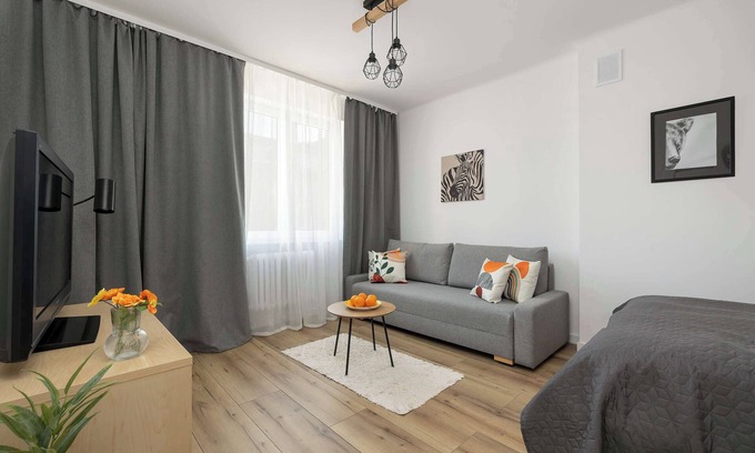 Zaspa Apartamento | Racławicka 15 | Modern Studio for 4 | Smart TV