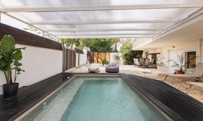 Loutraki Casa | Rafia Loft Loutraki: Heated Pool, Billiard I Beach