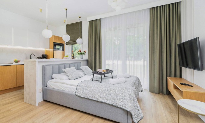 Warszawskie Apartamento | Rakowicka 22C | Bright Studio | Near Kraków Główny